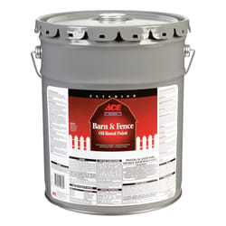 Ace Gloss White Oil-Based Barn and Fence Paint Exterior 5 gal