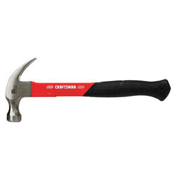 Craftsman 16 oz Smooth Face Claw Hammer 10.75 in. Fiberglass Handle