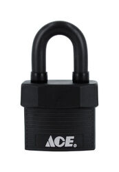 Ace 1-5/8 in. H X 1-3/4 in. W X 1-1/8 in. L Steel Double Locking Padlock 1 pk