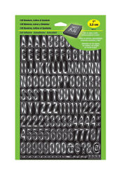 Hy-Ko 1 in. White Vinyl Self-Adhesive Letter and Number Set 0-9, A-Z 1 pc