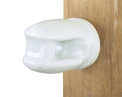 Dare Products Ceramic Lag Screw Insulators White