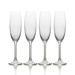 Mikasa 8 oz Clear Crystal Champagne Flutes