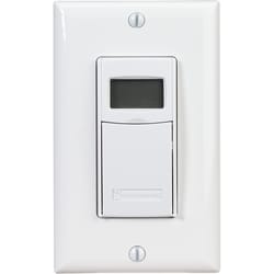 Intermatic Indoor Digital In Wall Timer 120 V White