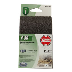 Shopsmith 21 in. L X 3 in. W Ceramic Sanding Belt 36 Grit Coarse 1 pc