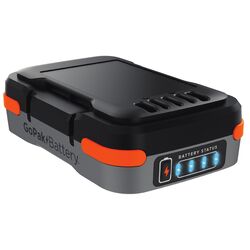 Black and Decker GoPak 12 V 1.5 Ah Lithium-Ion Battery and USB Charger 1 pc