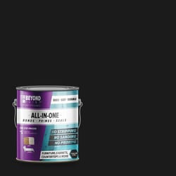 BEYOND PAINT Matte Licorice Water-Based All-In-One Paint Exterior and Interior 32 g/L 1 gal