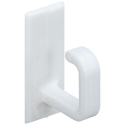 National Hardware White Plastic 1 in. L Cup Hook 3 lb 1 pk