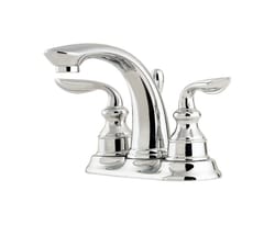 Pfister Avalon Polished Chrome Two Handle Lavatory Faucet 4 in.