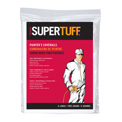 Trimaco SuperTuff Polypropylene Coveralls White XL 1 pk