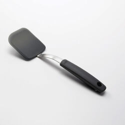 OXO Good Grips 2-9/16 in. W X 9-3/16 in. L Silver/Black Silicone/Stainless Steel Cookie Spatula