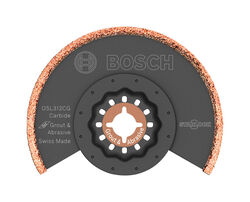 Bosch StarLock 3-1/2 S X 4 in. L Carbide Grit Grout Blade 1 pk