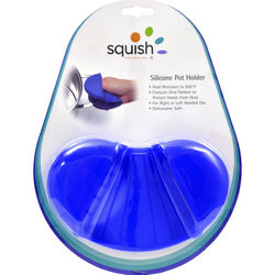 Squish Blue Silicone Pot Holder