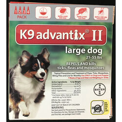 Bayer K9 Advantix II Liquid Dog Flea Drops 0.34 oz