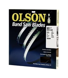 Olson 93-1/2 in. L X 1/4 in. W X 0.02 in. thick T Carbon Steel Band Saw Blade 6 TPI Hook teeth 1