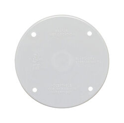 Sigma Electric Round Plastic Flat Box Cover For Wet Locations