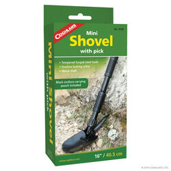 Coghlan's Black Shovel/Pick 7.625 in. H X 3.875 in. W X 16 in. L 1 pk