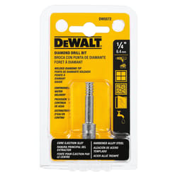 DeWalt 1/4 in. S X 2-1/4 in. L Diamond Tipped Tile Drill Bit 1 pc