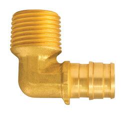 Apollo Expansion PEX / Pex A 1/2 in. PEX T X 1/2 in. D MPT Brass 90 Degree Elbow