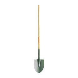 Razor-Back Steel blade Wood Handle 9.25 in. W X 59 in. L Irrigation Shovel