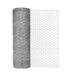 Garden Craft 24 in. H X 150 ft. L 20 Ga. Silver Poultry Netting