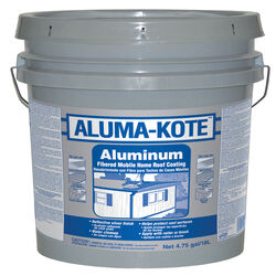 Gardner Aluma-Kote Gloss Silver Fibered Aluminum Roof Coating 5 gal