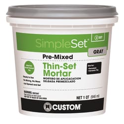 Custom Building Products SimpleSet Gray Thin-Set Mortar 1 oz