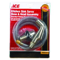 Ace For Universal Brushed Nickel Faucet Sprayer with Hose
