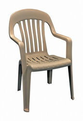 Adams Portobello Polypropylene High-Back Chair