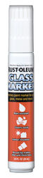 Rust-Oleum White Broad Tip Glass Marker 1 pk