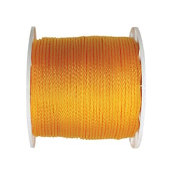 Wellington 1/4 in. D X 1000 ft. L Yellow Hollow Braided Poly Rope