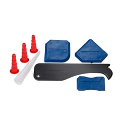 DAP Pro Caulk Black Professional Plastic Caulking Tool Kit 8 pc