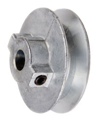 Chicago Die Cast 2 1/4 in. D Zinc Single V Grooved Pulley