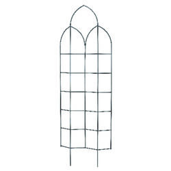 Panacea 72 in. H Black Steel Trellis