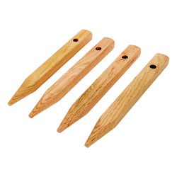 Madison Mill 12 in. H X 0.9 in. W Oak Landscaping Stakes 4 pk
