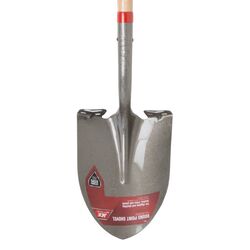 Ace Steel blade Wood Handle 9 in. W X 58 in. L Digging Round Point Shovel
