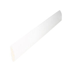 Inteplast Building Products 3/16 in. H X 8 ft. L Prefinished White Polystyrene Traditional Molding