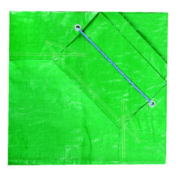 Yard Tarp 7 ft. W X 7 ft. L Heavy Duty Polyethylene Tarp Forest Green