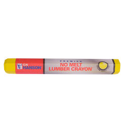 C.H. Hanson 4.5 in. L Lumber Crayon Yellow 1 pc