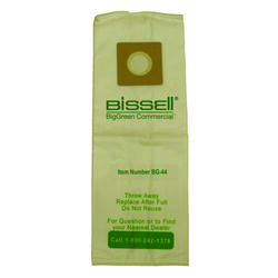 Bissell BigGreen Commercial Vacuum Bag For Replacement Filter Bag 10 pk