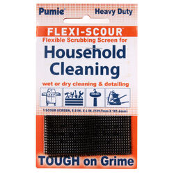 Pumice Flexi-Scour Heavy Duty Scrubbing Screen For Household 4 in. L 1 pk