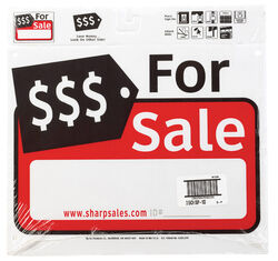 Hy-Ko English White Informational Sign 12 in. H X 13 in. W