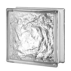 Seves 8 in. H X 8 in. W X 3 in. D Ice Glass Block