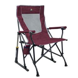 GCI Outdoor 1 position Maroon Roadtrip Rocker Folding Chair
