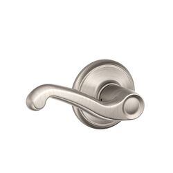 Schlage Flair Satin Nickel Passage Lockset ANSI Grade 2 1-3/4 in.