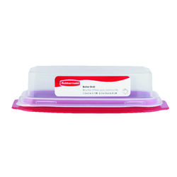 RubberMaid Red Plastic Butter Dish 1 pk
