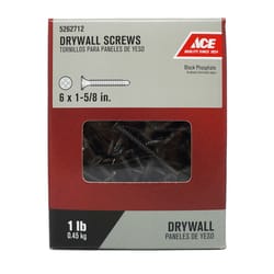 Ace No. 6 S X 1-5/8 in. L Phillips Drywall Screws 1 lb 202 pk