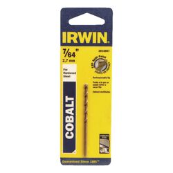 Irwin 7/64 in. S X 2-5/8 in. L Cobalt Steel Drill Bit 1 pc