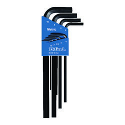 Eklind Tool Hex-L 1.5-10mm Metric Long Arm Hex L-Key Set Multi-Size in. 9 pc