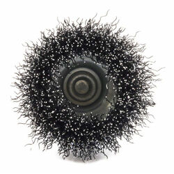 Forney 2 in. D X 1/4 in. S Coarse Steel Crimped Wire Cup Brush 6000 rpm 1 pc