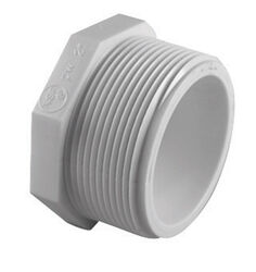 Charlotte Pipe Schedule 40 1/2 in. MPT T X 1/2 in. D FPT PVC Plug